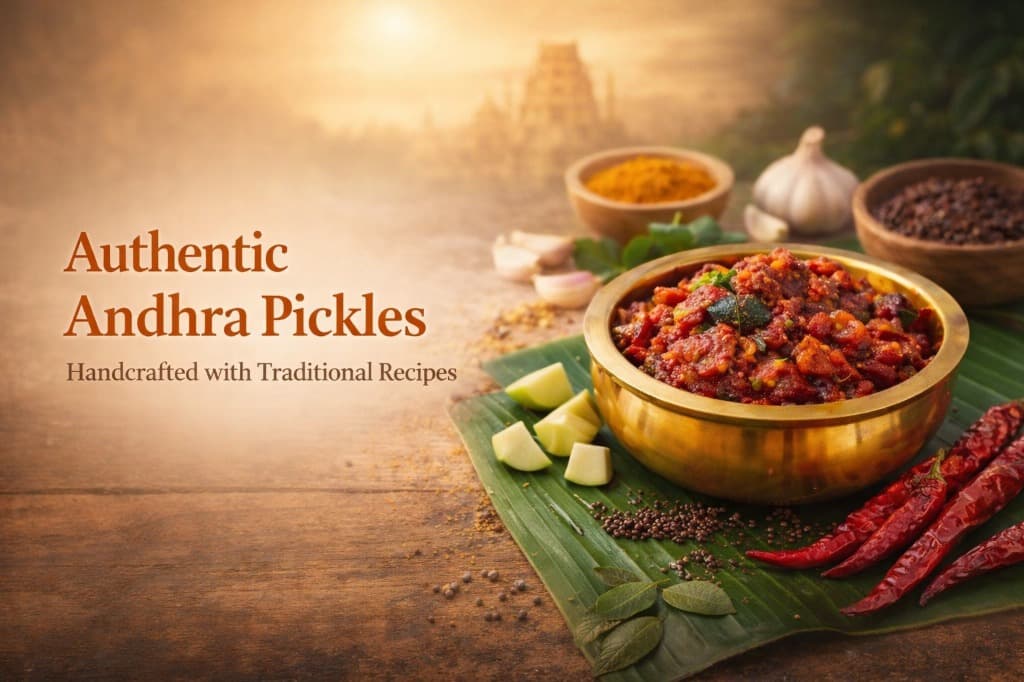 Authentic Andhra Pickles - Handcrafted with Traditional Recipes