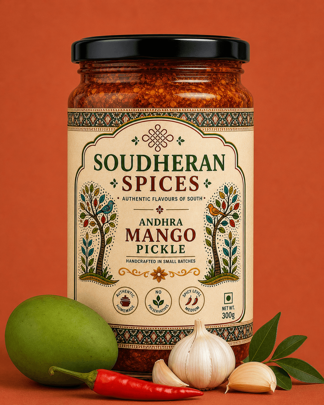 Heritage Mango Pickle Jar